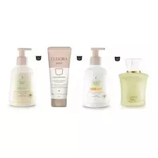 Kit Eudora Baby: Colonia+ Hidratante + Shampoo + Sab Liquido