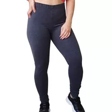 Calca Legging Hering Mescla Cinza Escuro Cós Alto 05p7md3en