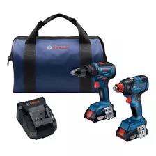 Kit Rotomartillo Atornillador Impacto Bosch 18v Brushles 1/2