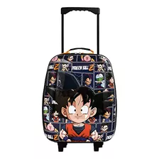 Equipaje Plegable Con Ruedas Para Niños De Dragon Ball Z, Co