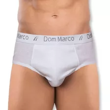 Kit C/ 3 Cueca Slip Plus Size Algodão Reforçado Dom Marco