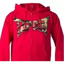 Campera/canguro Tapout Sniper Zipup Rojo-talle Xxl