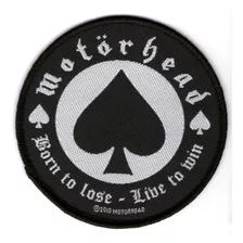 Patch Microbordado - Motorhead - Born To Lose - P3 - Oficial