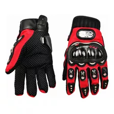 Guantes Para Moto Con Protecciones Probiker Rojo