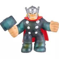 Muñeco Flexible Estira 3x Goo Jit Zu Super Heroe Thor Marvel