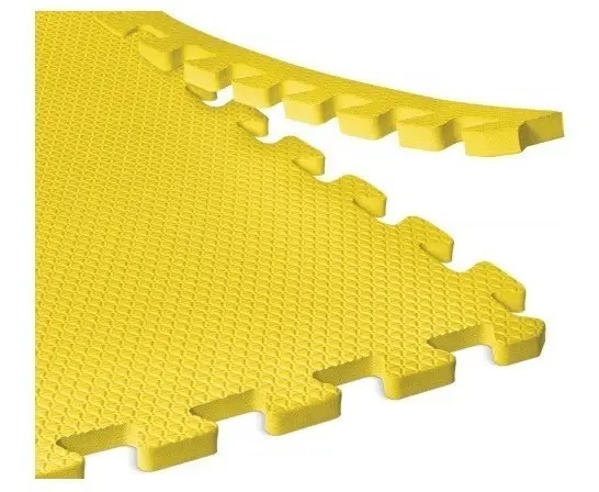 Piso Goma Eva Encastrable C/borde Bebe/gimnasio 1x1mts X10mm