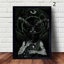 Quadro Decorativo A3 Satanico 