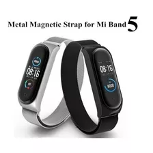 Pulseira Metal Inox Magnética Miband 5 - Lançamento