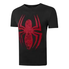 Playera Caballero Ltx Plcms9404 Spider Negro 096-501 S5