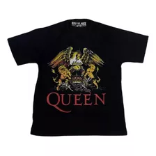 Camiseta Queen Banda De Rock Blusa Freddi Mercury Mr316