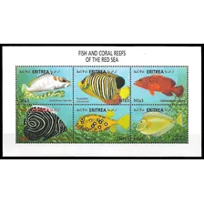 Fauna Marina - Eritrea 2000 - Hojita Mint - Yvert 397-402