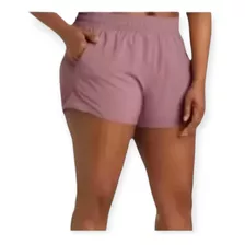 Short Deportivo Correr Running 2 En 1 Mujer Talla 4x / 48-50