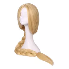 Peluca Rapunzel Larga Halloween Cabello Sintético Disfraz 