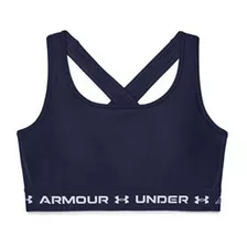 Top Under Armour Crossback Mid Azul De Dama