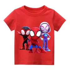 Remera Spidey Y Sus Sorprendentes Amigos Nena Nene Infantil