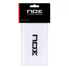 Muñequera Padel Nox Larga Logo Blanco Mulblneg2udbox