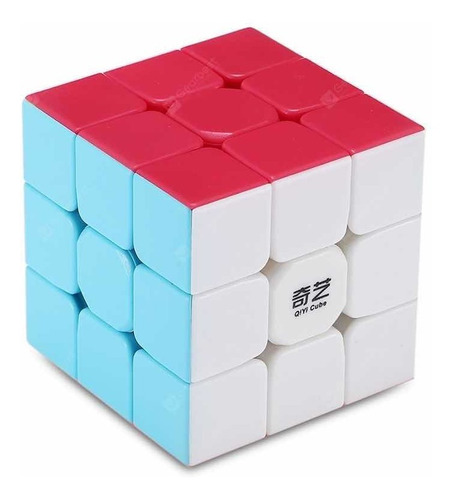 Cubo Mágico Profissional 3x3x3 Qiyi Warrior W Stickersless