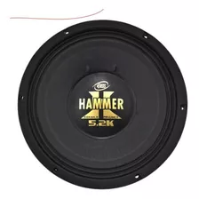 Woofer Eros Hammer 5.2k 12 2600w Falante Racha De Som 4 Ohms Cor Preto