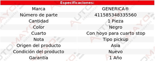 Tapa Caja Negra C/hoyo P/cuarto Stop L200 2016-2019 Foto 2