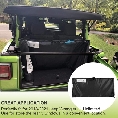 Bolsa De Almacenamiento Con Tapa Blanda Para Jeep Wrangler J Foto 3