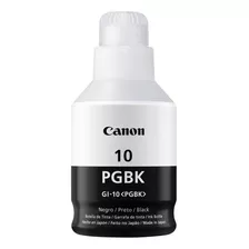 Botella De Tinta Canon Modelo Gi-10 Pgbk Full