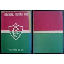 Raro Livro Futebol Documento Fluminense Relatorio 1981
