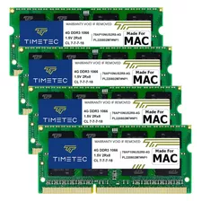 Kit Timetec De 16 Gb (4 X 4 Gb) Compatible Con Apple Ddr3 10