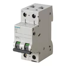 Llave Interruptor Térmica 2p Siemens 16a 6ka P Riel Din