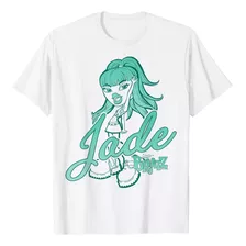 Camiseta Con Retrato Degradado Verde Jade Bratz