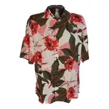 Camisas Hawaiano Para Caballero - Modelo Eleboro Rosa