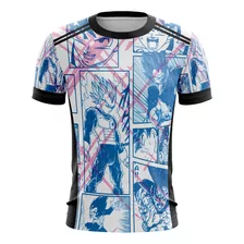 Playera Sublimada Vegeta Fútbol - Dragon Ball