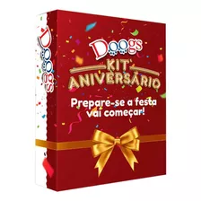 Kit Festa De Aniversário Cachorro - 20 Itens