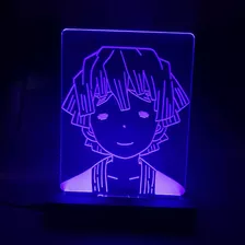 Lámpara Acrílico Led Anime/manga, Color Fijo 20x15cm