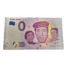 Cédula Zero Euro Kemal Sunal Turquia Fe