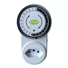 Timer Analógico Temporizador Liga Desliga Bivolt Elcon Tm-22