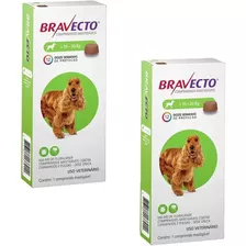 Combo 2x Bravecto 10 A 20 Kg