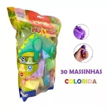 Kit Massinha Eva Infantil Artesanato Para Modelar 30 Cores 