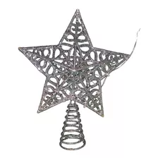 Estrella Decorativa P/arbol Navideno Luz Led 