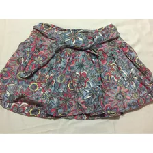 Pollera Mini Old Navy Con Lazo Talle 5 Importada