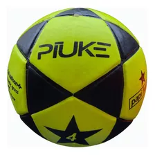 Pelota De Futbol N4 Balon Cuero Sintetico Vulcanizada Juego