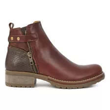 Bota Cuero Mujer Vestir Formal Goma Briganti Mcbo24962