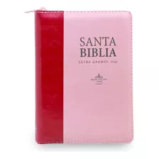 Biblia Reina Valera 1960 Compacta Piel Sintética Rosa