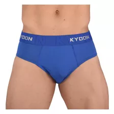 Cueca Tradicional Slip Microfibra Kydon Forro 100% Algodão