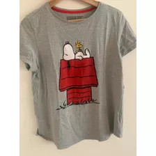 Remera Para Dormir Snoopy Talle L