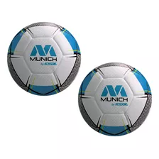 Pelota Munich Rixter Futsal Termosellada Medio Pique X2 Color Celeste