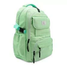 Mochila Executiva Para Notebook Em Poliéster Verde Baohua