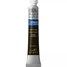 Acuarela Cotman Winsor And Newton Pomo 8 Ml Color Negro De Marfil 331