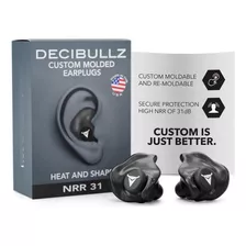 Custom Molded Earplugs 31db Highest Nrr. Comfortable Hearing