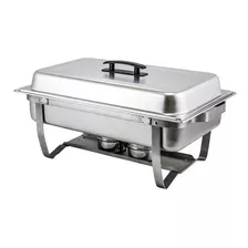 Buffet Calentador Winco De 8qt Plegable En Acero Inoxidable