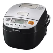 Zojirushi -nl-bac05sb Micom Arrocera Y Calentador, Color Ne. Color Silver Black